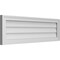 Ekena Millwork Vertical Surface Mount PVC Gable Vnt: Non-Functional, w/2"W x 1-1/2"H, Brickmould Frame, 40"W x 12"H GVPVE40X1202SN - alternate 4